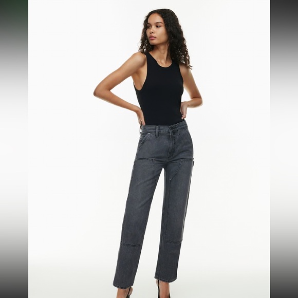 Denim Forum Pants - (25) Aritzia Denim Forum The Carpenter Lo-Rise Loose Jean